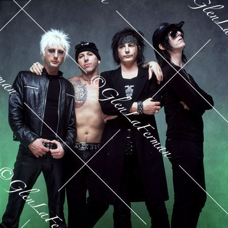L.A. Guns as a group, shirtless