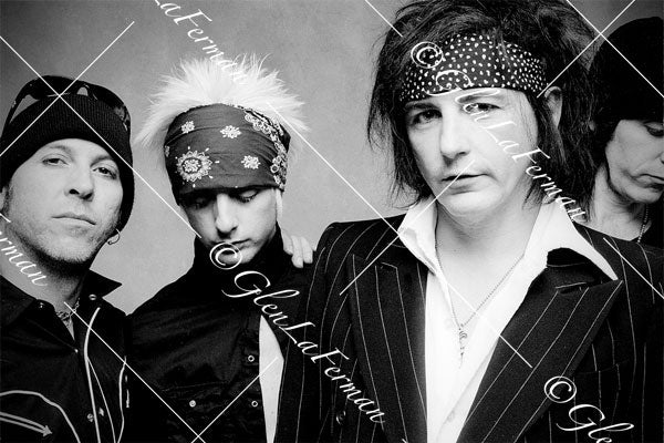 L.A. Guns close up of faces