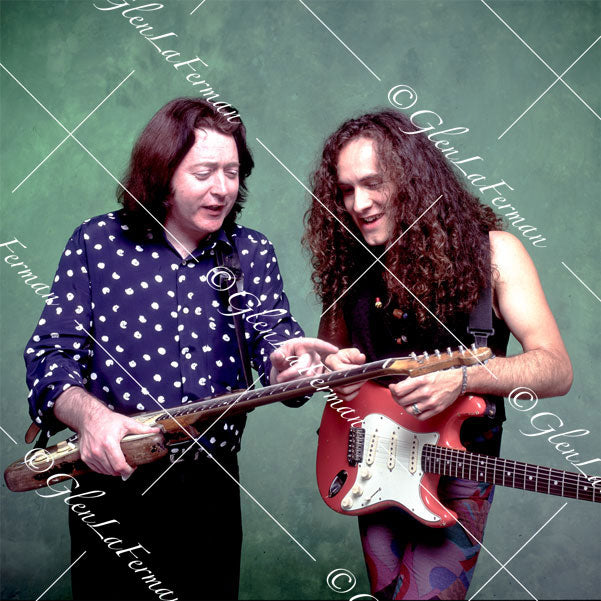 Vivian Campbell and Rory Gallagher