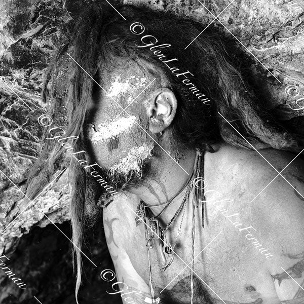 Max Cavalera in cave looking away