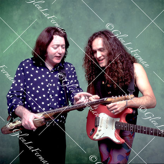 Vivian Campbell and Rory Gallagher