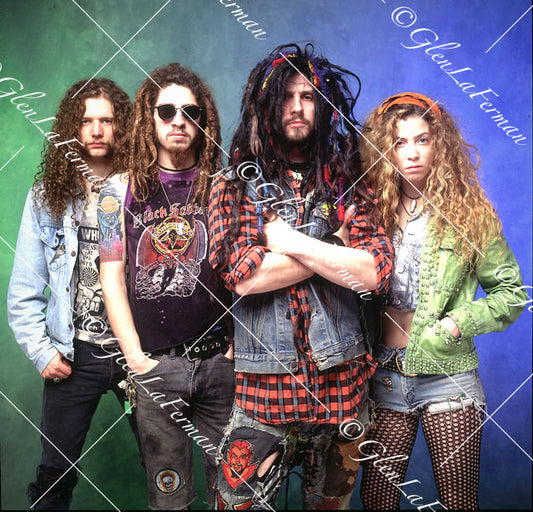 White Zombie in denim with color